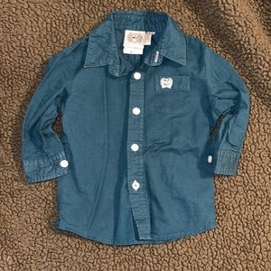 Infant boys button down